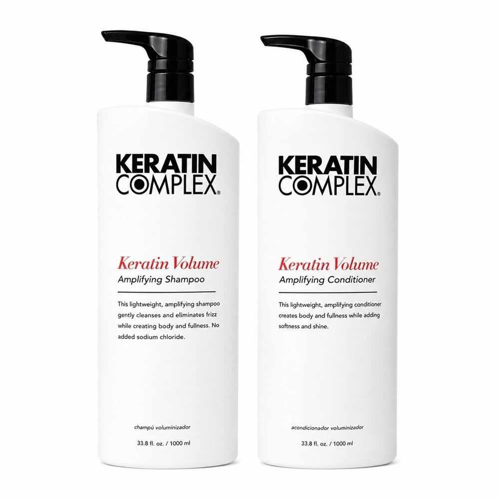 Keratin Complex Keratin Volume Shampoo & Conditioner Duo 33.8 fl oz 1000ml
